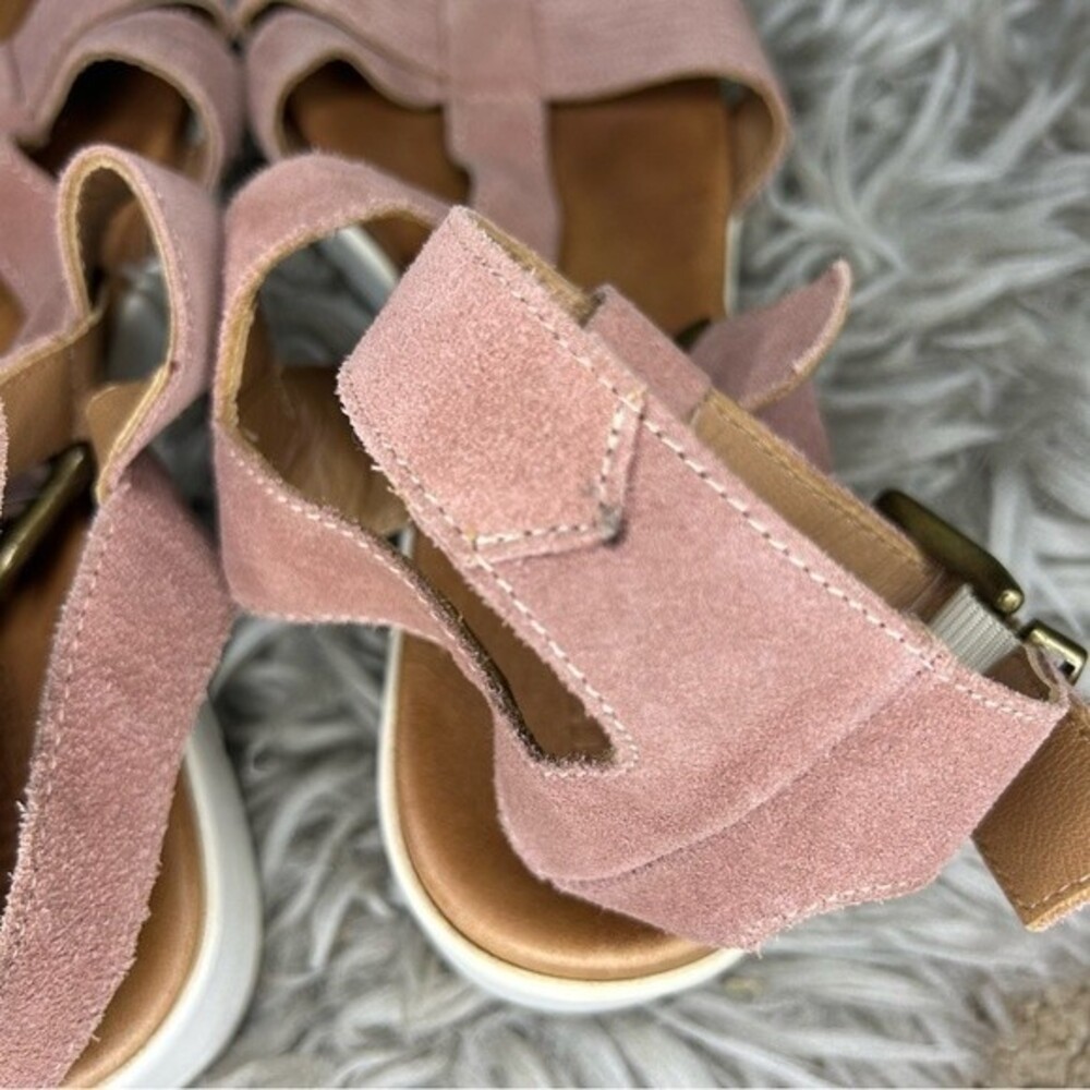 Sundance pink suede strappy gladiator sandals EU size 40 US 9.5 - Picture 12 of 12